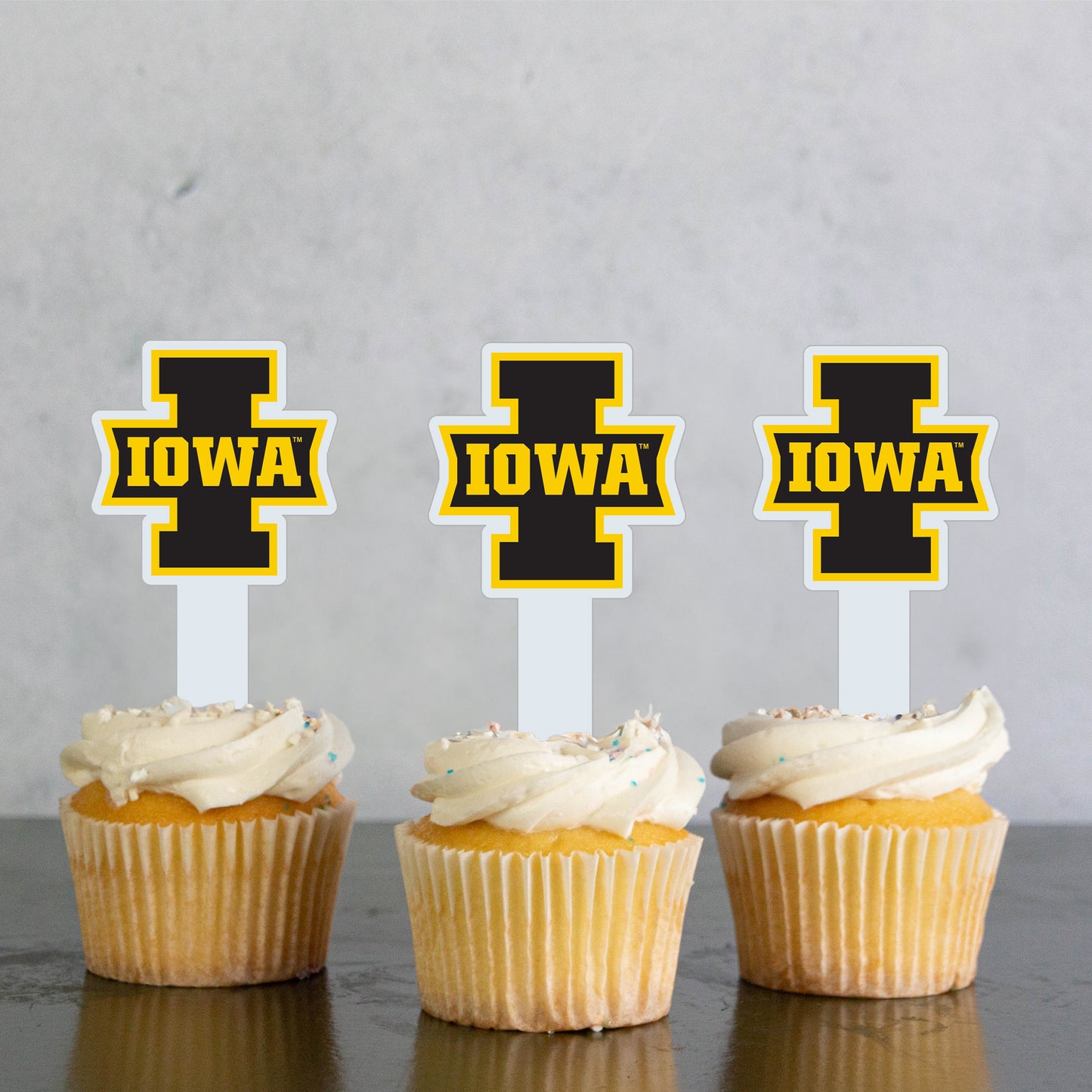 University of Iowa Cupcake Toppers