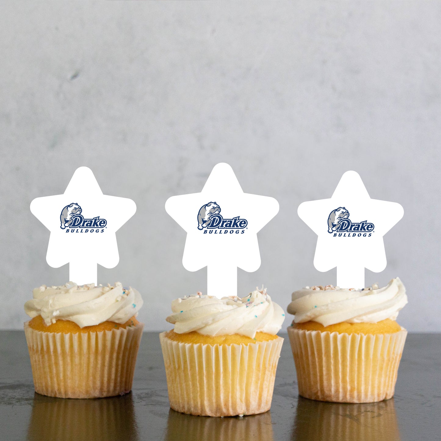 Drake University Cupcake Toppers