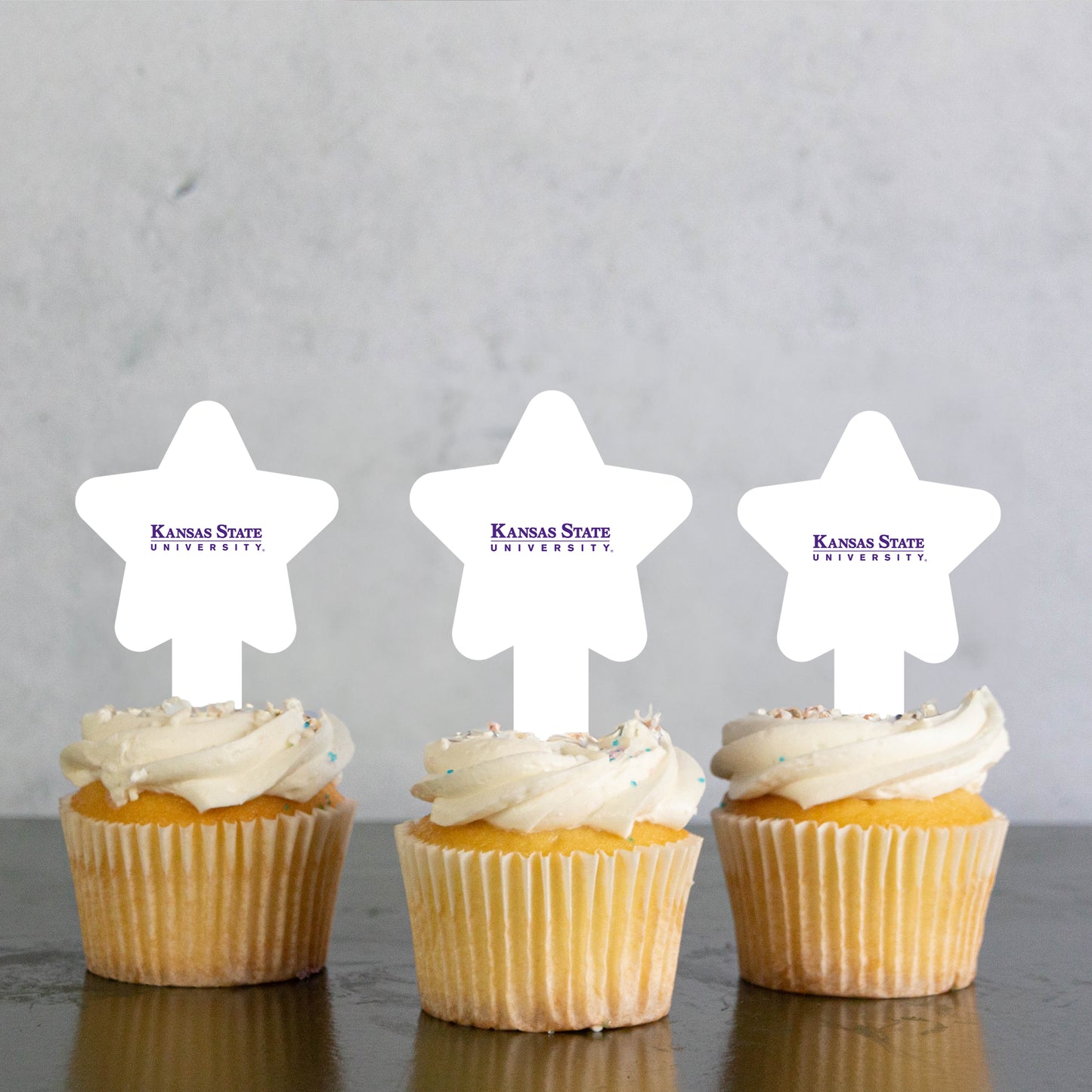 Kansas State University Cupcake Toppers