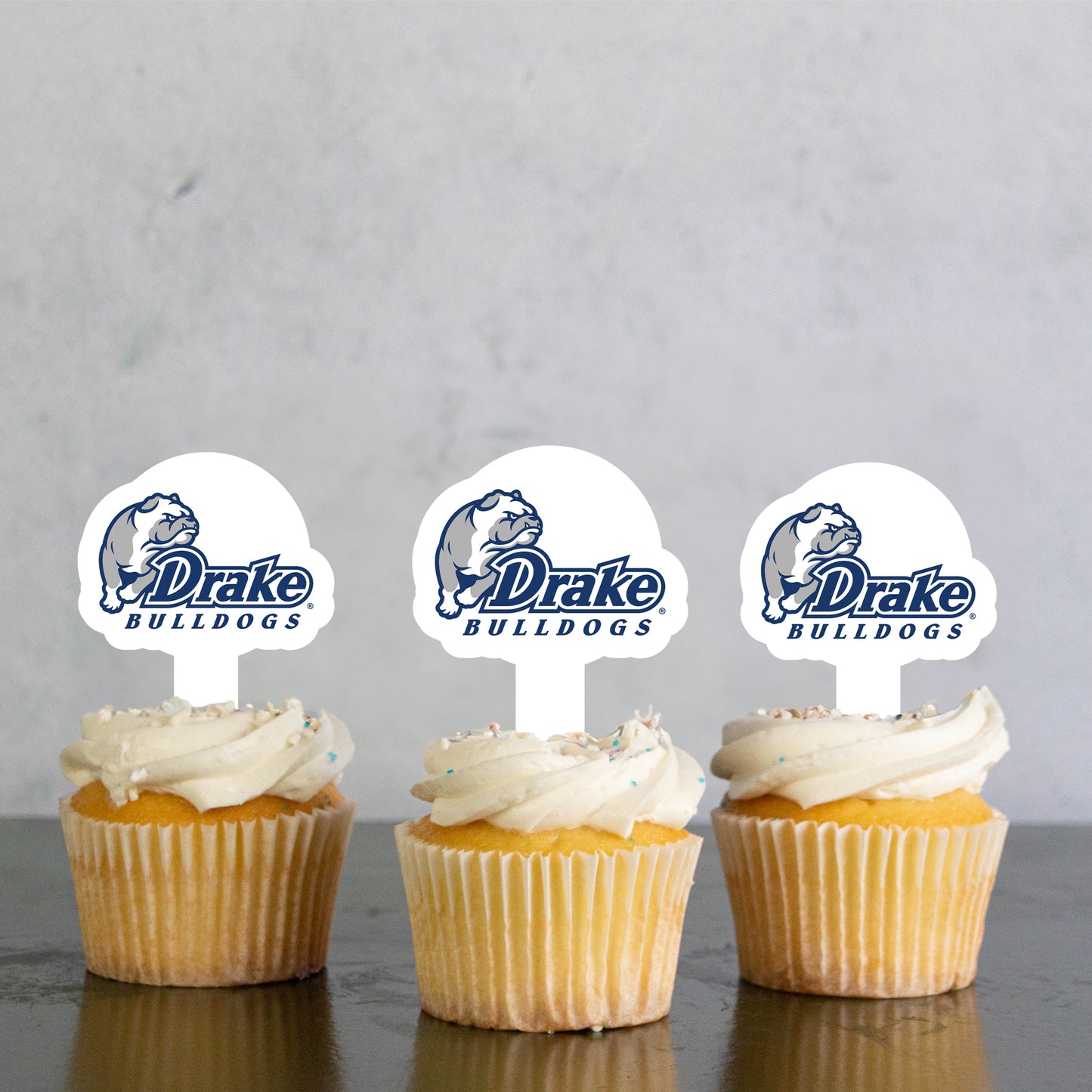Drake University Cupcake Toppers