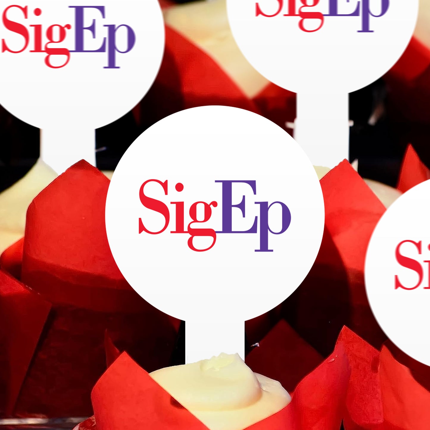 Sigma Phi Epsilon Cupcake Toppers