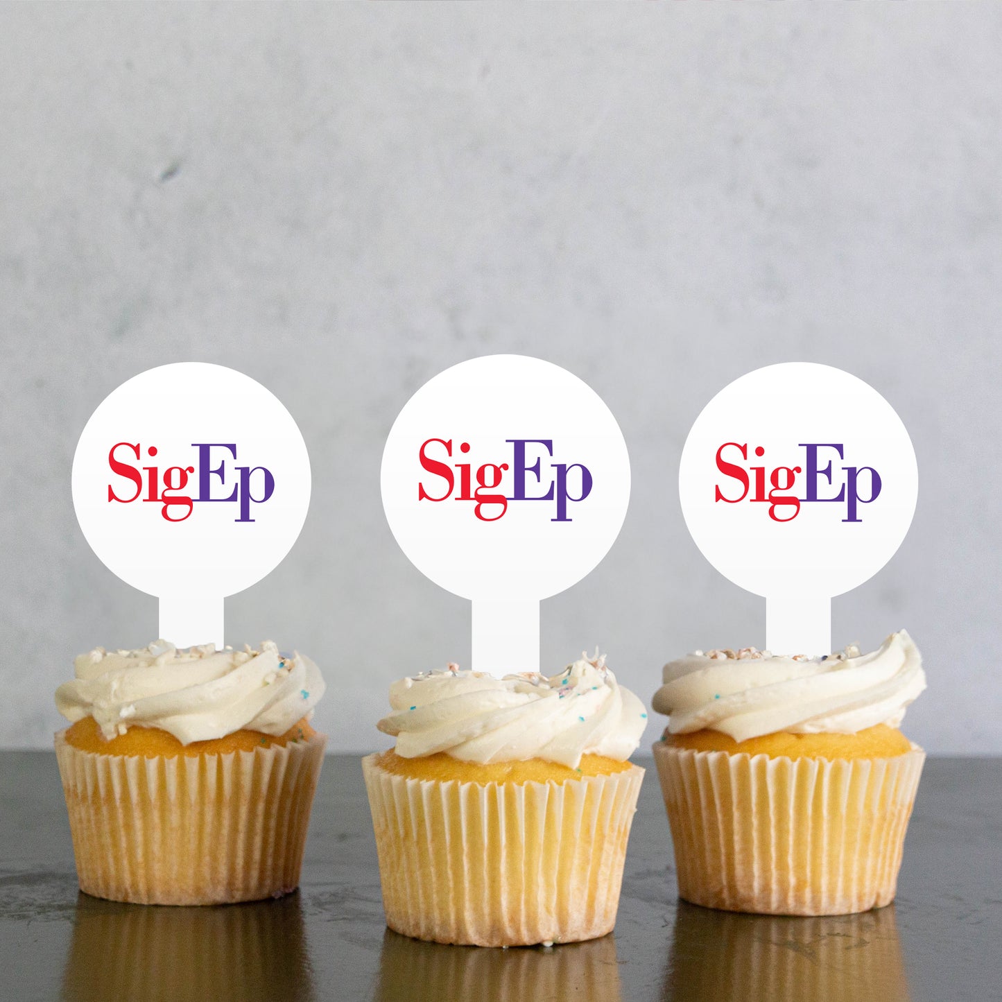 Sigma Phi Epsilon Cupcake Toppers