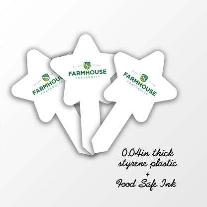 Farmhouse Fraternity Cupcake Toppers